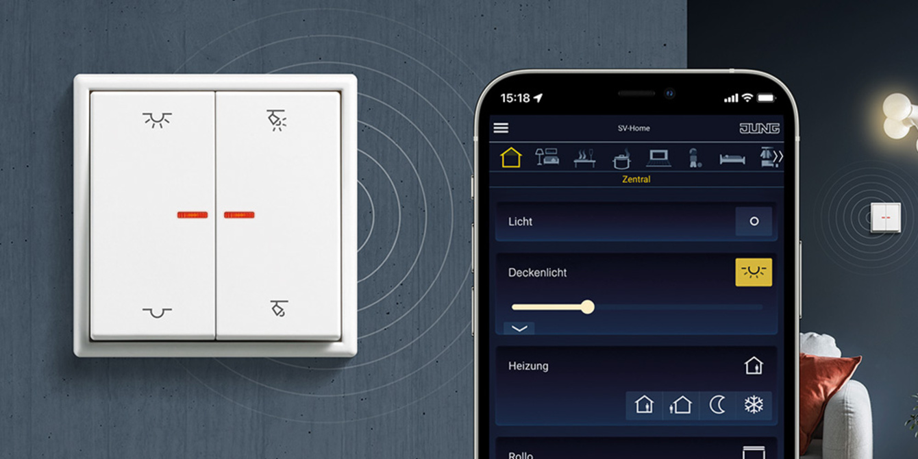 KNX RF Taster bei Adler Elektrik A. I. UG in Würzburg
