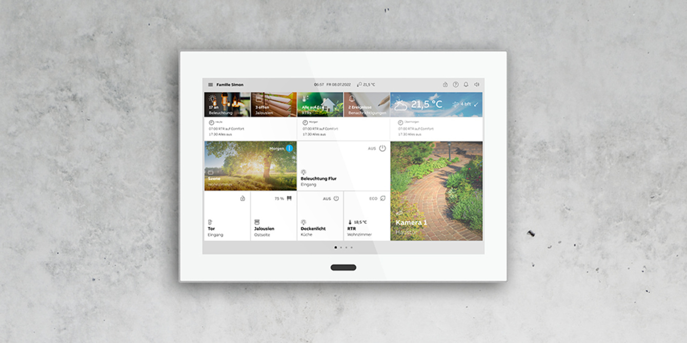 Busch-SmartTouch 10“ bei Adler Elektrik A. I. UG in Würzburg